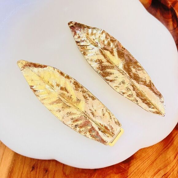 Vintage Rare Belt Buckle Mimi Di N Satin Gold Tone 1982 Laurel Laurel Leaf 1481 - Picture 5 of 10